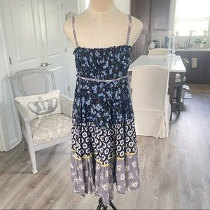 Free People Patchwork Sun Dress